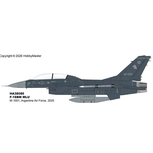 F16战斗机F-16BM阿根廷合金