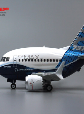 铁流波音737MAX原厂合金模型