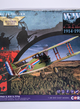 AA37910 斯帕德战斗机 SPAD S.XIII,S.7714飞行员Robert Soubiran