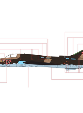 JCwings SU17 苏17战斗轰炸机 苏联阿富汗战争1988年巴格拉姆基地