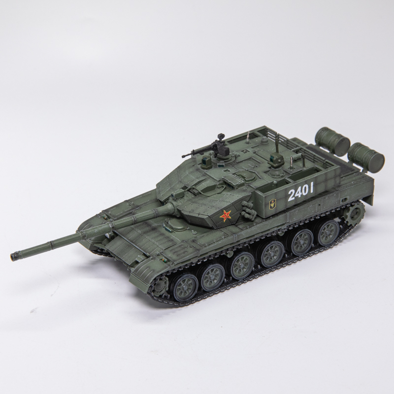 UNISTAR 1/72 中国99A主战坦克 ZTZ-99A 99式坦克 纯绿 成品模型