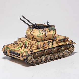 AM 德国 旋风防空坦克 20毫米自行高炮 合金联动炮管 完成品模型