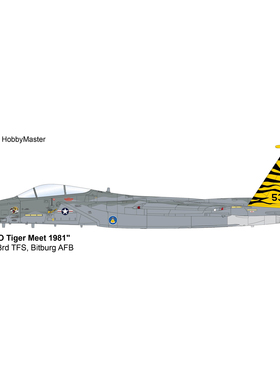 3月 HA4580 F-15A 北约老虎会1981 第36联队第53中队 Bitburg AFB