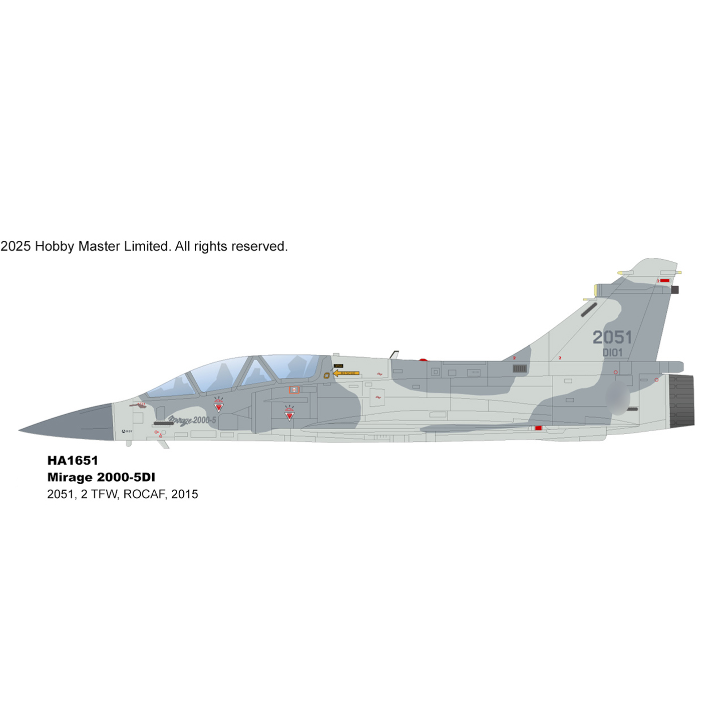 TW幻影2000战斗机合金成品模型