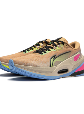 李宁2023秋季新款烈骏7 V2男子䨻丝高回弹缓震稳定跑鞋ARZT007