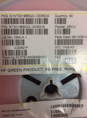 NT50198BQG-12DBE/A TDFN-12 NT50198 NOVATEK 触摸芯片