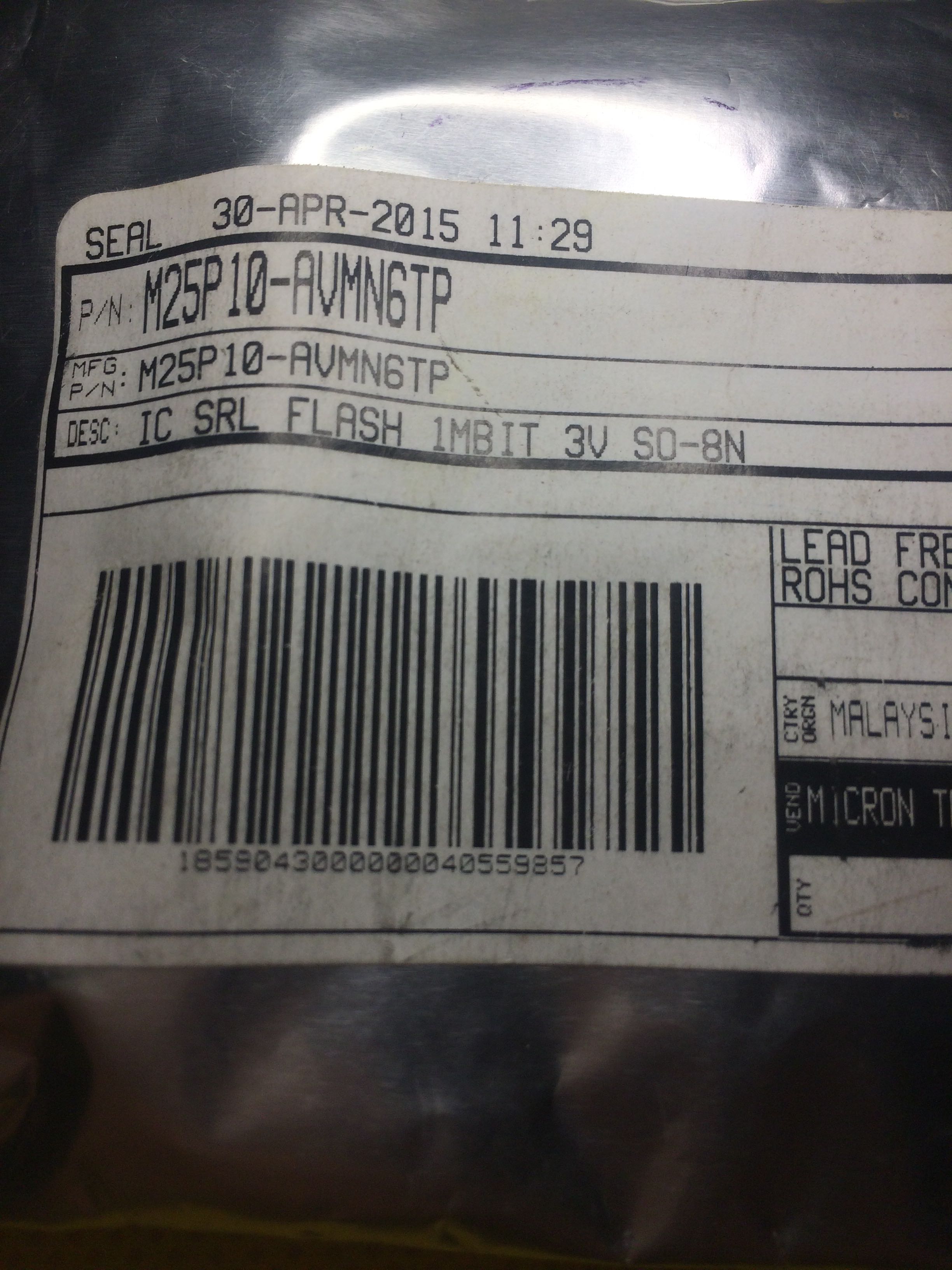 M25P10-AVMN6TP 25P10VP SOP8 存储器 全新原装