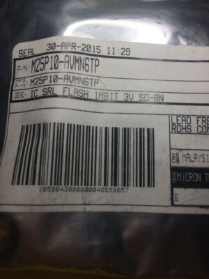 M25P10-AVMN6TP 25P10VP SOP8 存储器 全新原装