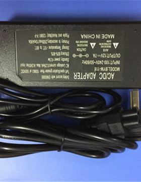 适用KJ-BJ-1207A一体机 电脑电源适配器电源线12V7A充电器通用