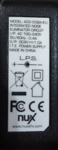 NUXACD-008A- EU电源适配器 音箱效果器电鼓9V乐器宇源通用