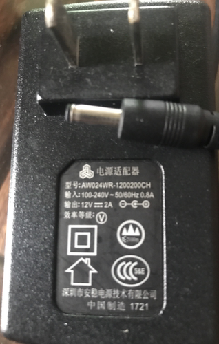 适用AW024WR-1200200CH笔记本电脑电源适配器12V2A充电器3A通用