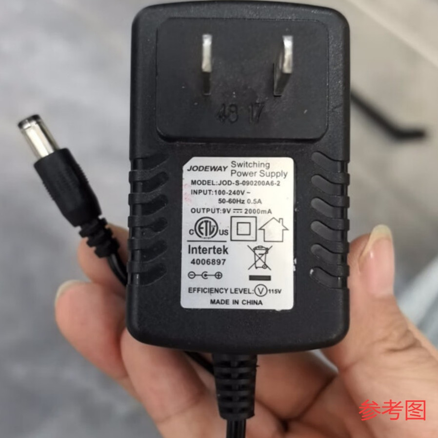 适用JOD-S-090200A6-2椭圆机跑步机健身车电源适配器9V2A充电器线