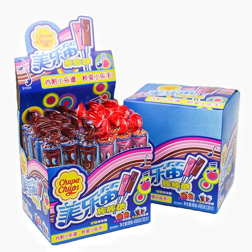 珍宝珠 Melaleu Lollipop 15G*30 упаковывает целую коробку свистка сахарного интернета знаменитость детских конфеты конфеты