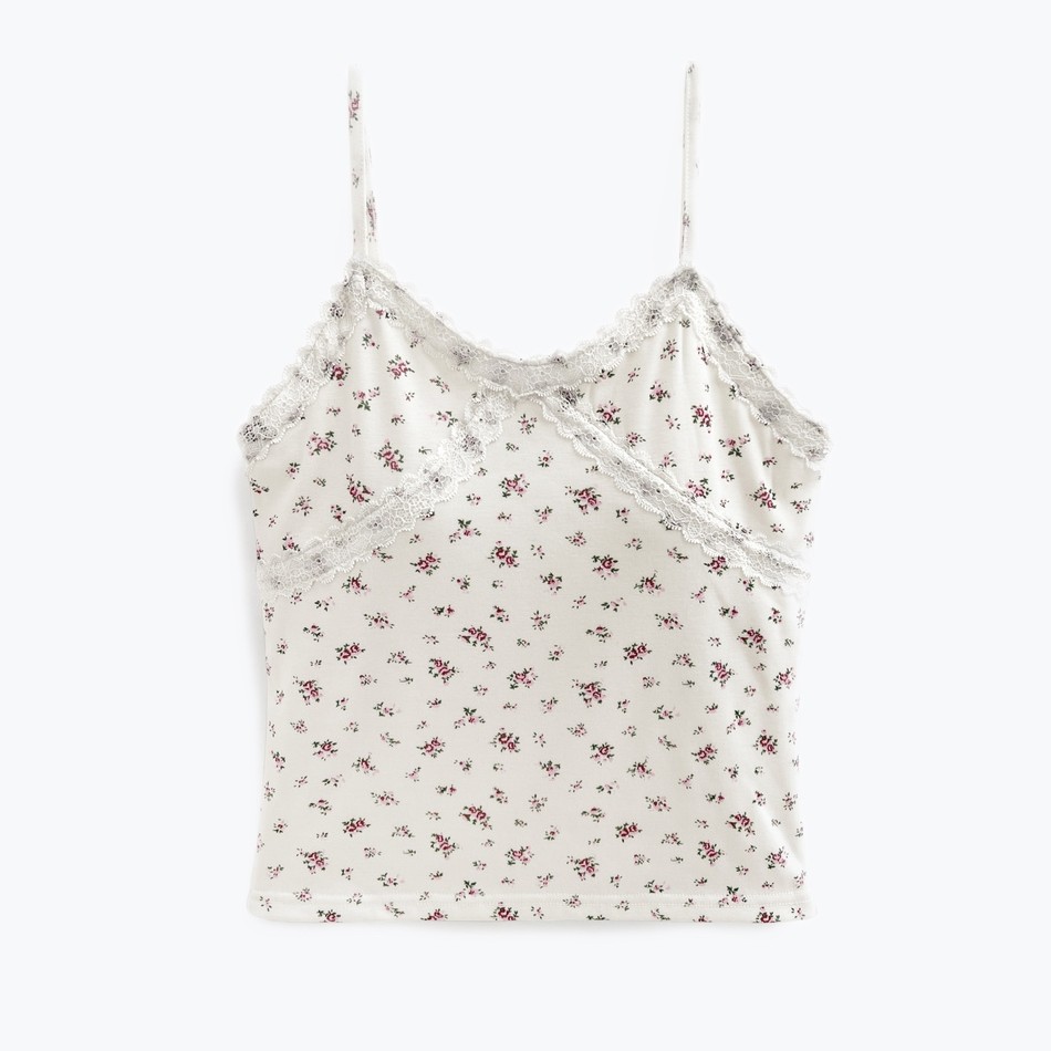 GR甜美小清新碎花蕾丝花边带胸垫吊带背心免穿内衣日系女装,女装/女士精品,背心吊带,淘宝优惠券,粉丝福利购,淘宝优惠卷