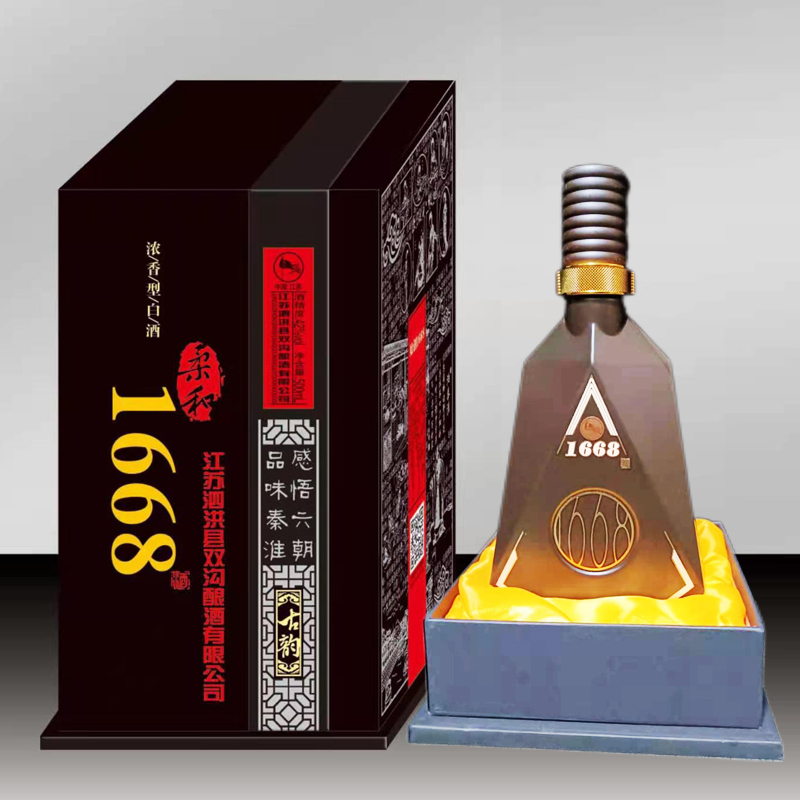 柔和1668古韵酒礼盒瓶整箱白酒