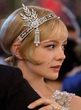 The great gatsby hair crown the bride adorn article female