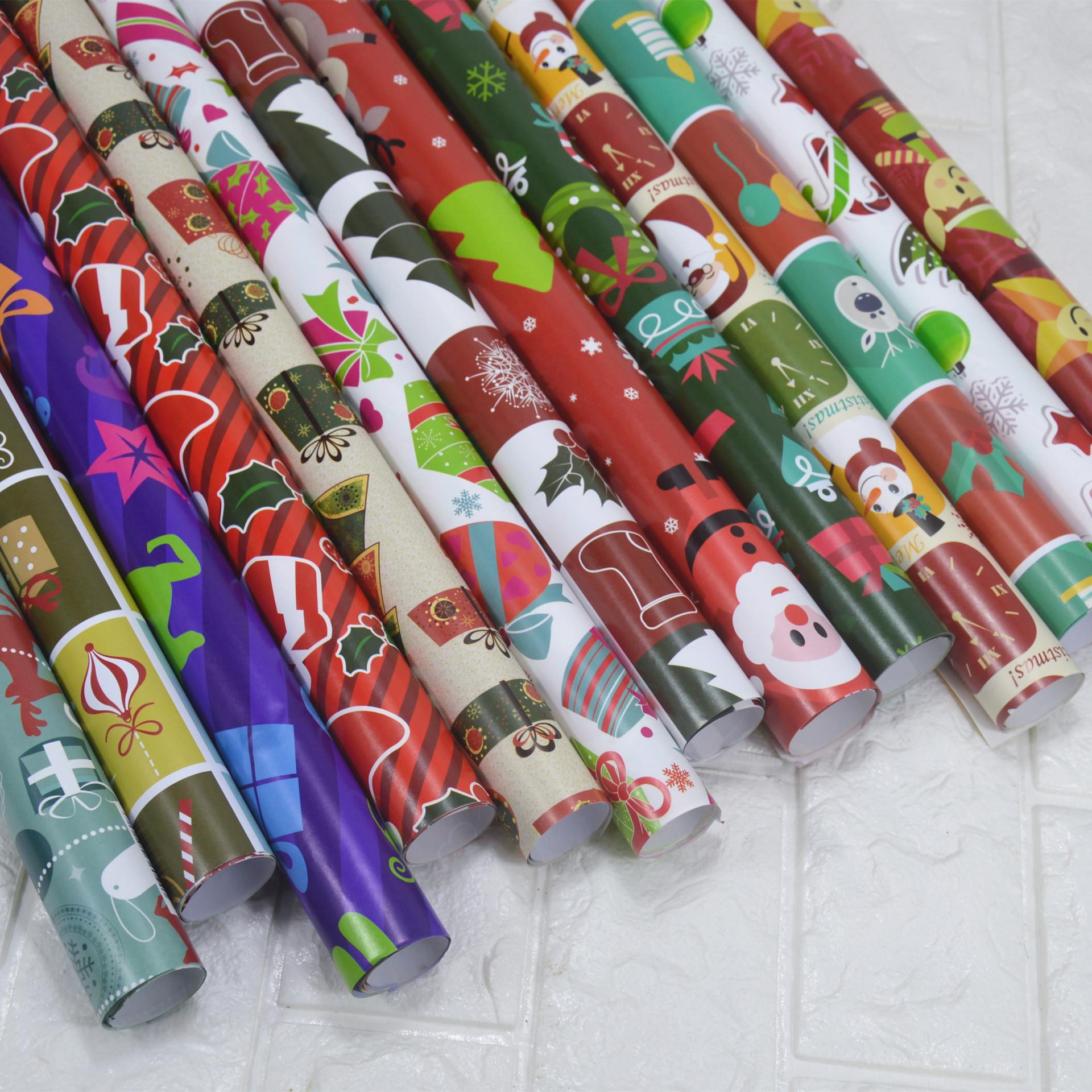 10 pcs christmas wrapping paper gift wrap artware package