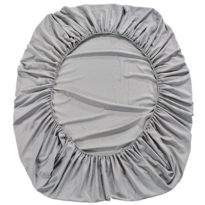Soft Fitted sheet With Elastic Band solid Bed Sheet Cover-Wr