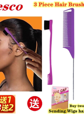 1Pc Beauty Double Sided Edge Control Hair Comb Hair Styling