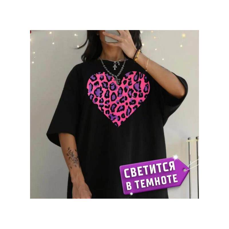 Loose printed cotton T-shirt 美式外穿减龄宽松显瘦印花短袖T恤