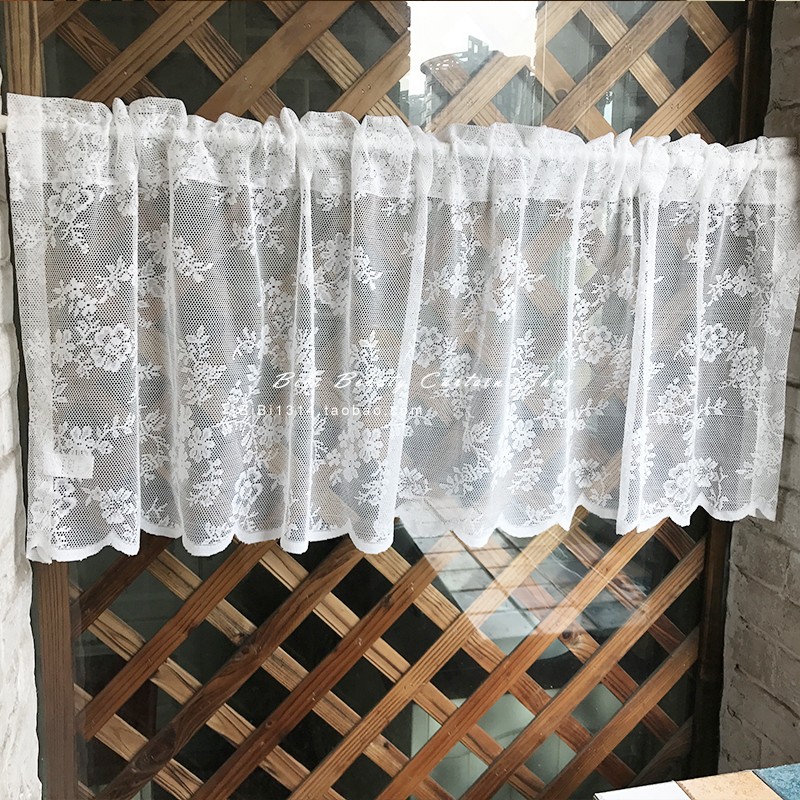 美式乡村风格白色网眼半帘门头