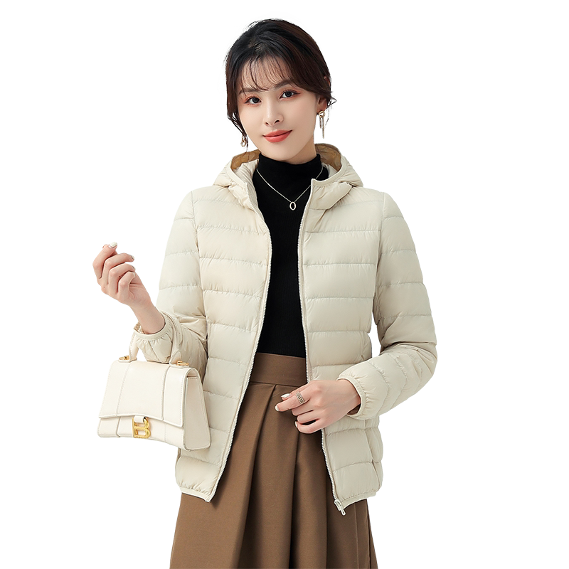 simboo信步连帽防风滑雪服羽绒衣
