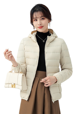 simboo信步连帽防风滑雪服羽绒衣