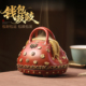 中式 复古创意钱包香薰炉家用室内盘香炉沉香檀香熏香炉茶道摆件