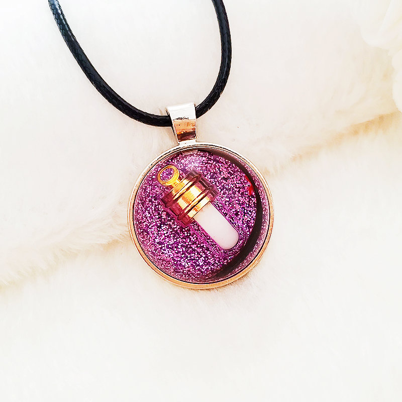 原创液体纯母乳吊坠胎毛纪念品