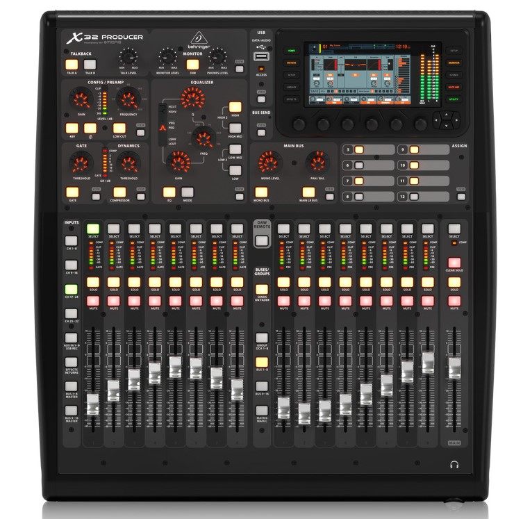 behringer 百灵达x32 producer 40输入25总线16个可编程midas