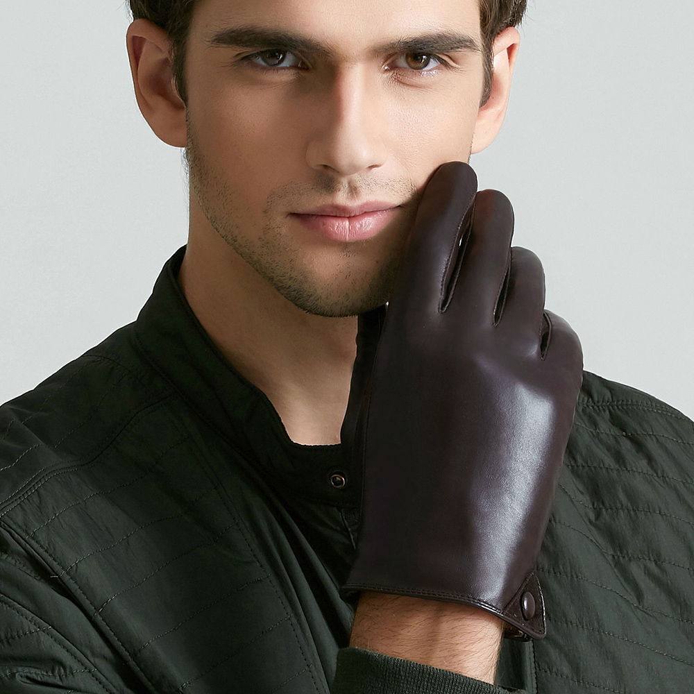 Gants pour homme      en peau de mouton - Ref 2781280 Image 3