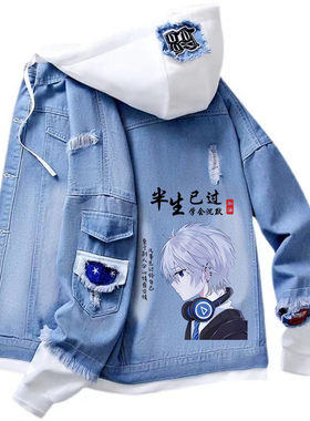 上衣服秋季潮流连帽宽松褂