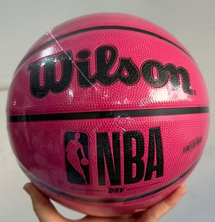 Wilson威尔胜NBA篮球橡胶7号6号球 粉色女生蓝球处理室内