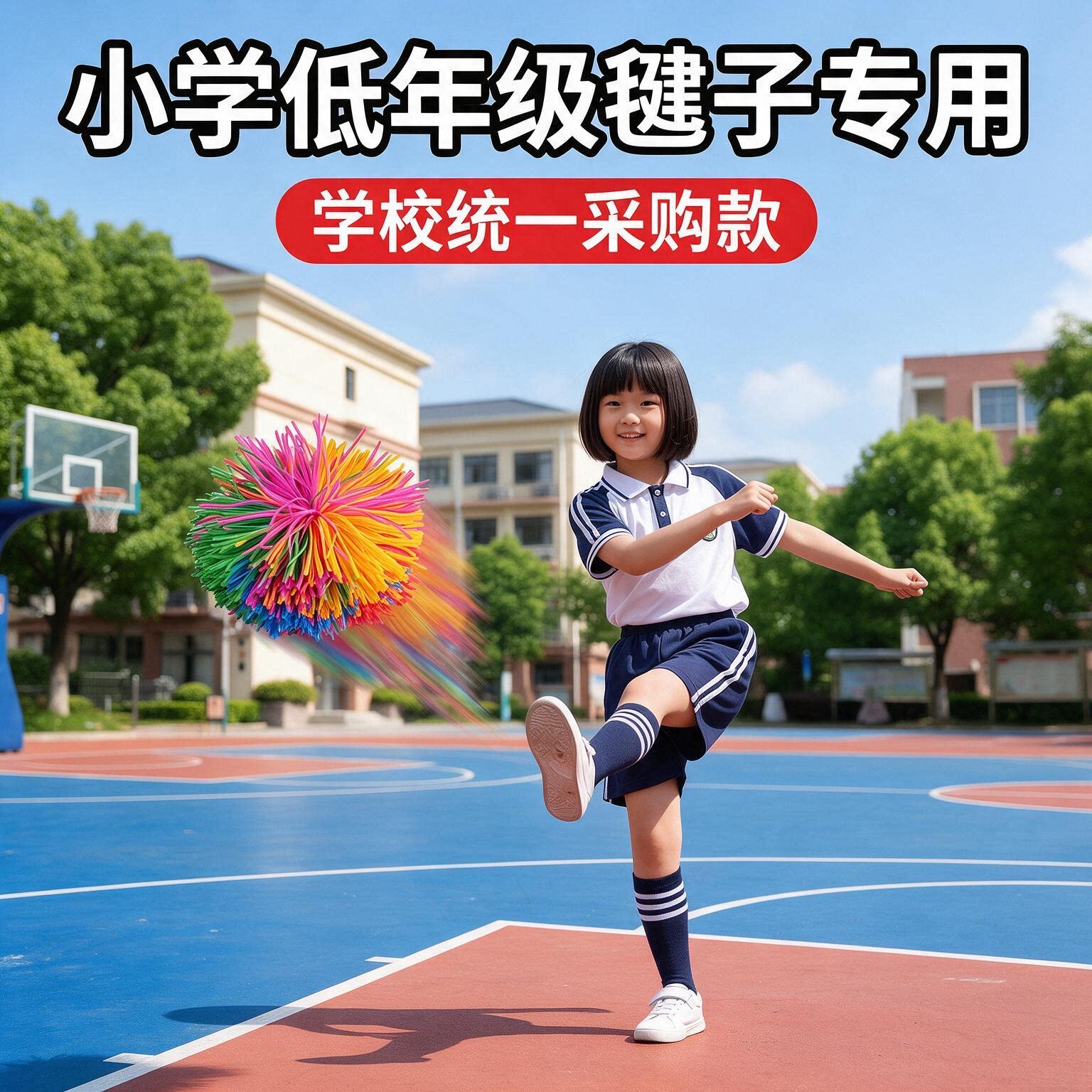 运动专用皮筋毽子耐踢儿童小学生沙包球课间玩具幼儿园成人加厚版
