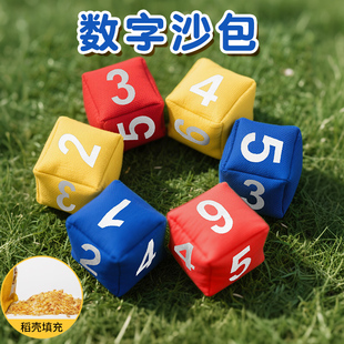 數字沙包兒童丟沙包幼兒園小學生專用沙包投擲益智數字游戲沙包