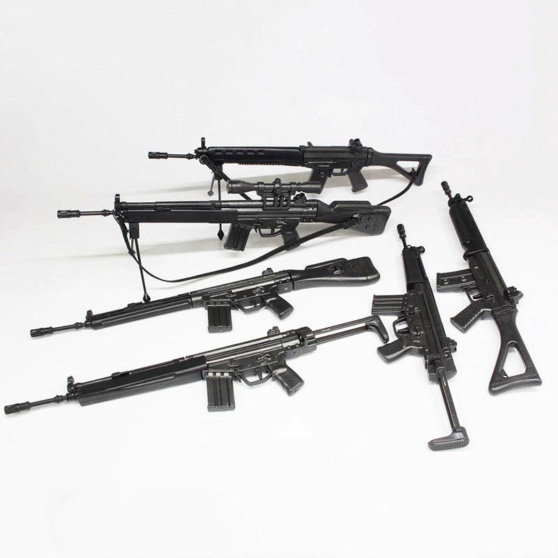 多美日本扭蛋 1/6 m4/ ak47 狙步枪拼装模型 全12款 现货带蛋壳