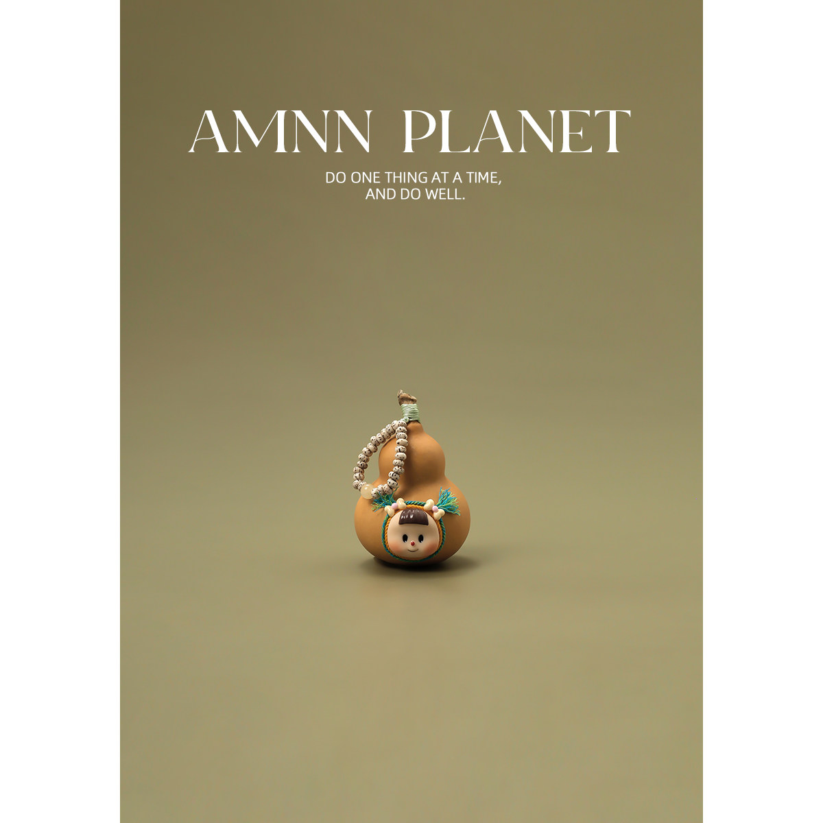 AMNN 多妹安妮胖墩葫芦文玩办公室摆件创意国风可爱钥匙扣包挂