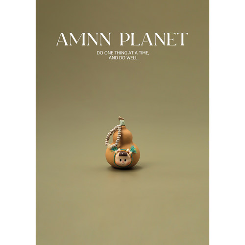 AMNN 多妹安妮胖墩葫芦文玩办公室摆件创意国风可爱钥匙扣包挂