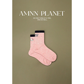 AMNN 可爱卡通KT猫字母中筒袜2026新款 韩系秋冬小众甜美堆堆袜子