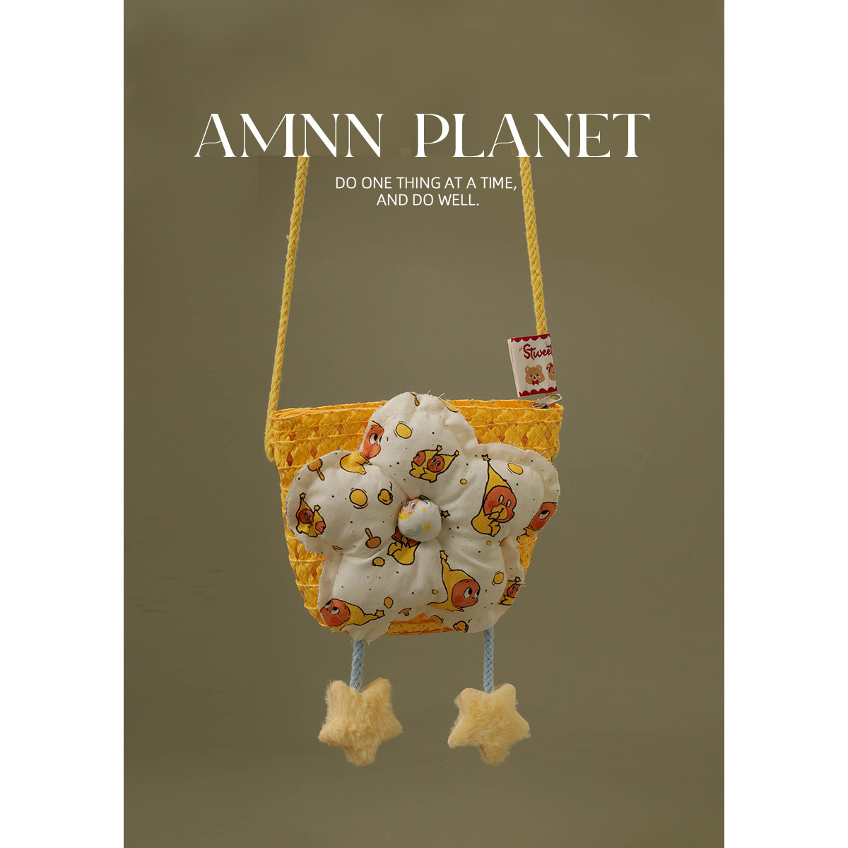 AMNN 高级迷你小包包女星星人2026春季新款小众设计斜挎包零钱包