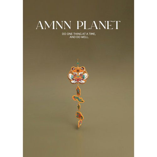 AMNN 新中式虎镇五毒香囊挂件古风刺绣汉服腰佩随身驱蚊香袋车挂