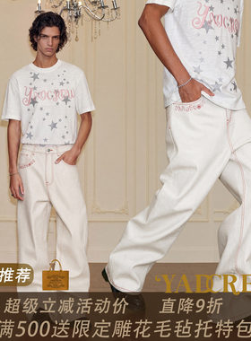 YADcrew520限定赤红之心牛仔裤