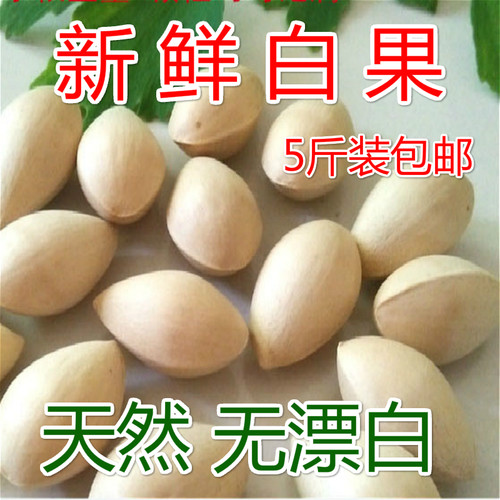 新鲜生白果5斤装保质量