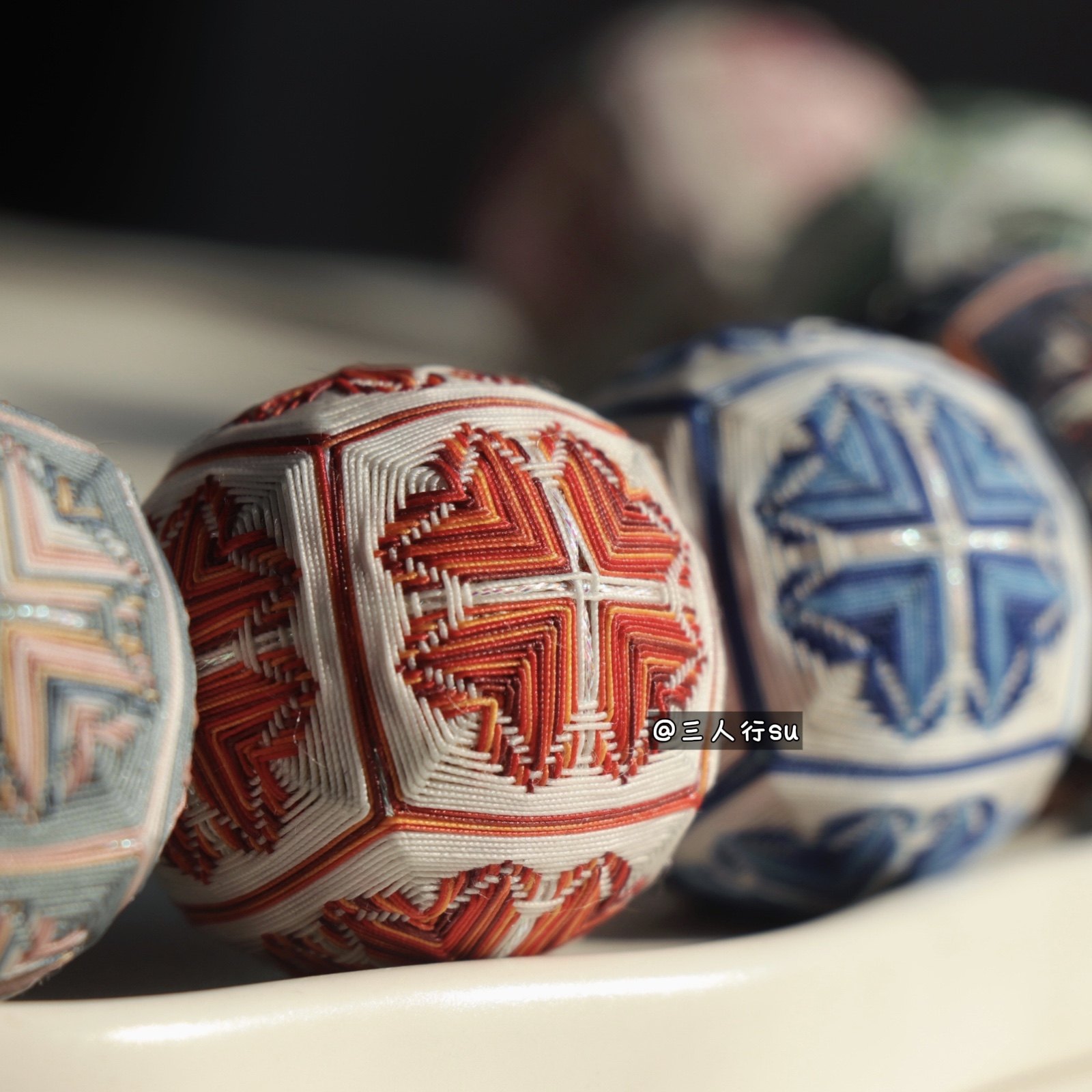 四叶草 新手勿入！三人行手鞠球包挂材料包 周长11cm组八分球,特色手工艺,其他特色工艺品,淘宝优惠券,粉丝福利购,淘宝优惠卷