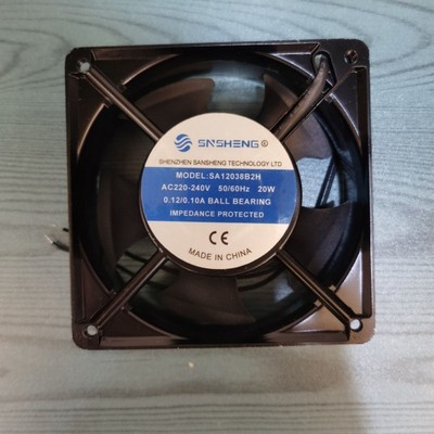 SNSHENG SA12038B2H/S2H 220V 20W 0.12A 12038 铝框烤箱散热风扇
