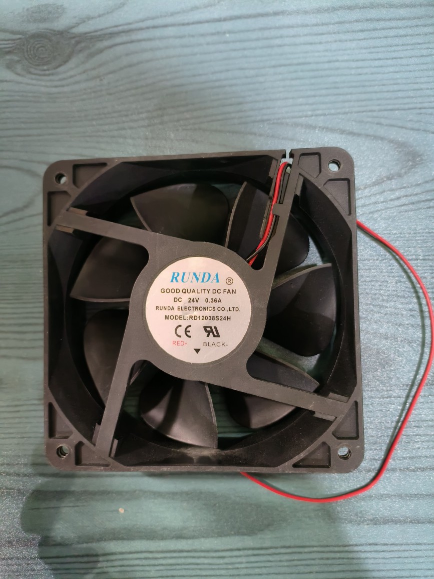 全新RUNDA睿谷 RD12038S24H DC24V 0.36A 变频器风扇120*120*38MM