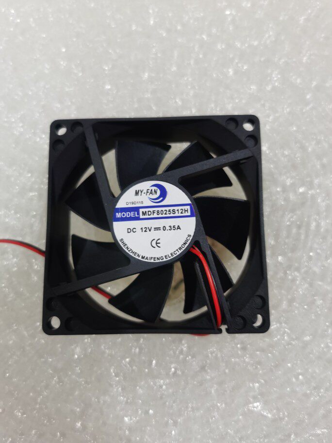 MY- FAN MDF8025S12H DC12V 0.35A 散热风扇8厘米烘干机干衣机配
