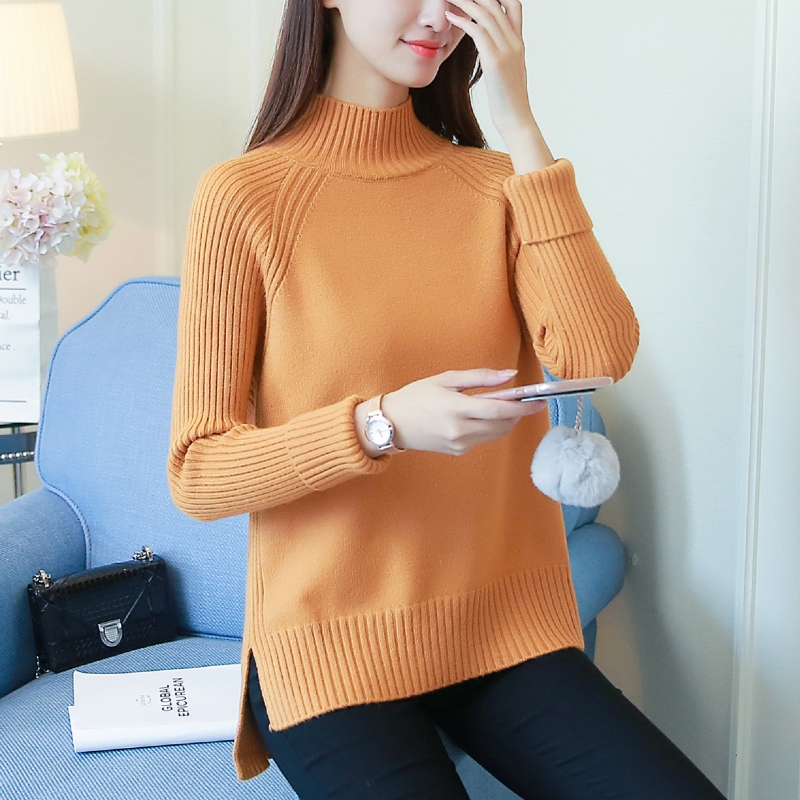 High collar sweater Autumn and winter 2020 new pattern Women's wear Easy Socket knitting Base coat thickening have cash less than that is registered in the accounts Large Exorcismin the Women's clothing/Boutique , Sweaters  category - from Buy2taobao.com to provide professional Taobao agent buy service