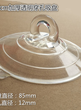 透明无色穿孔吸盘拉环吊顶汽车强吸力真空猫吊床玻璃固定加厚吸盘