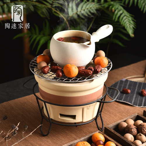 陶迷复古围炉煮茶室内器具